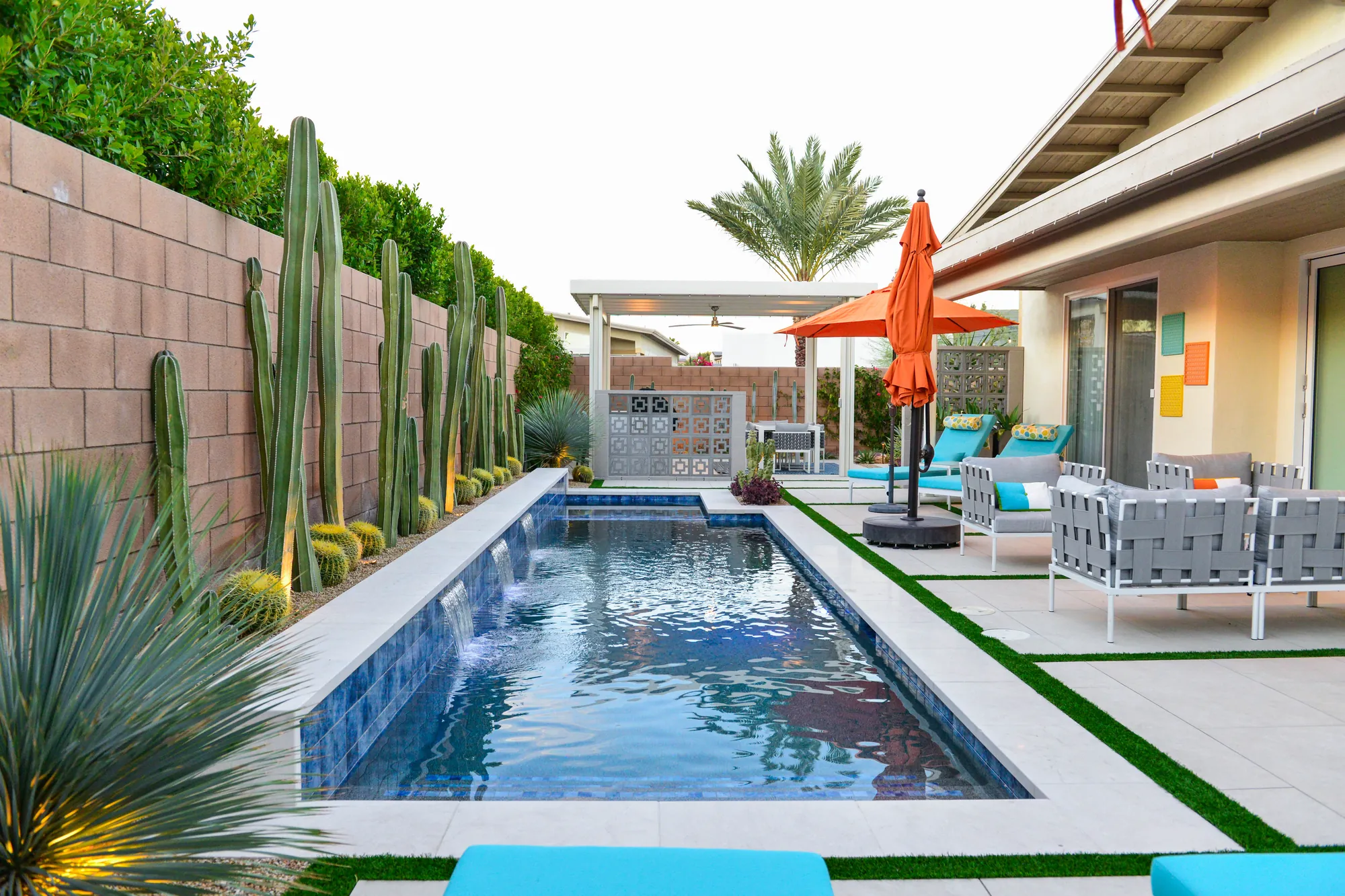 The Bliss Way Residence after renovation — Palm Springs modern desert landscape