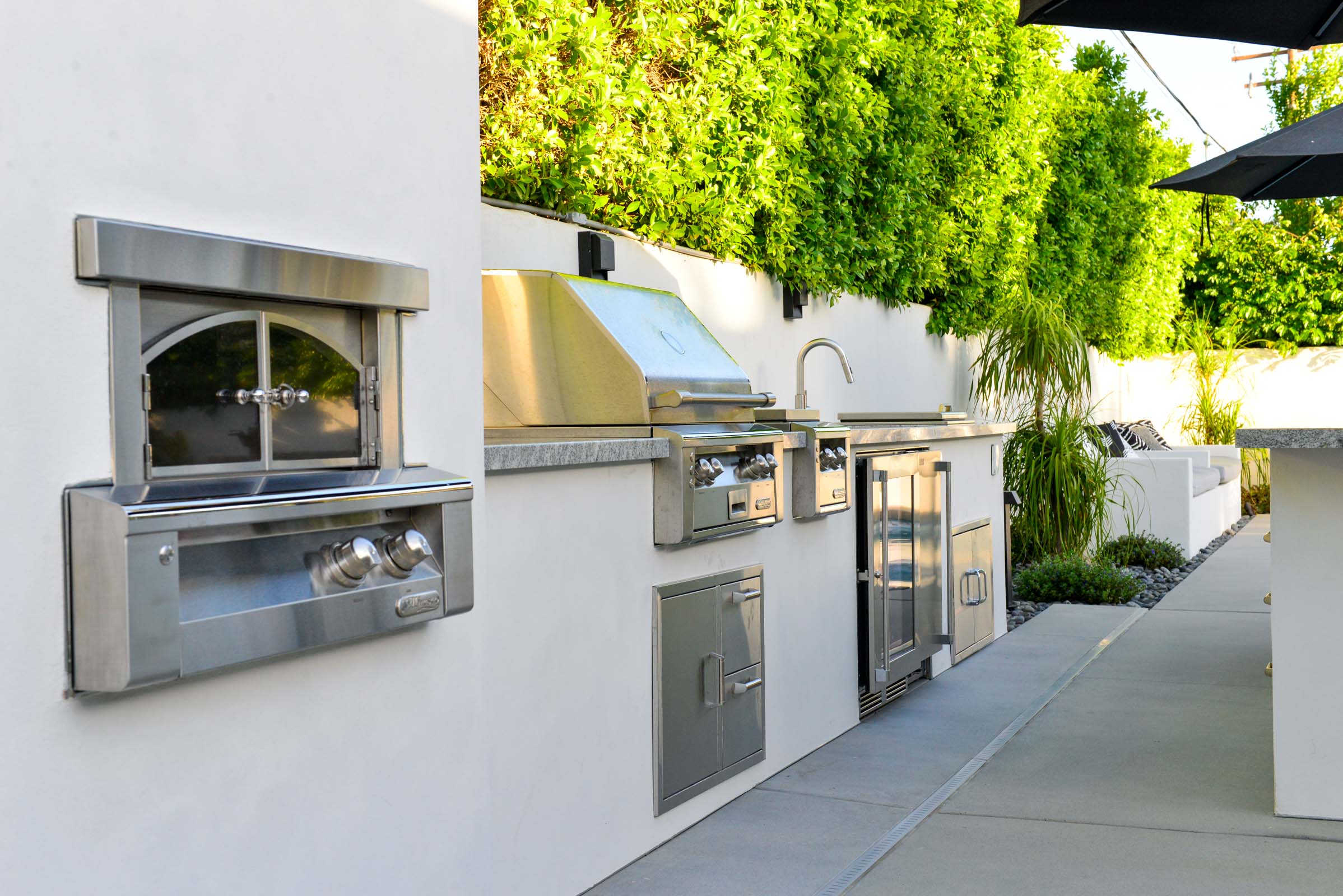 3D outdoor dining concept render